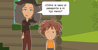 Solicitud de pasaporte para menores de edad