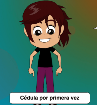 cedula por primera vez