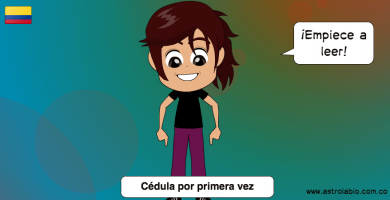 cedula por primera vez