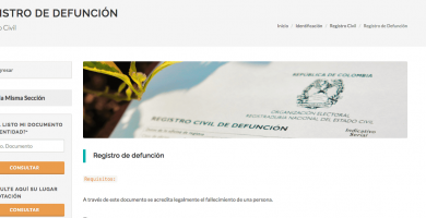 certificado de defuncion