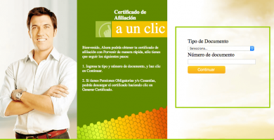 porvenir certificado