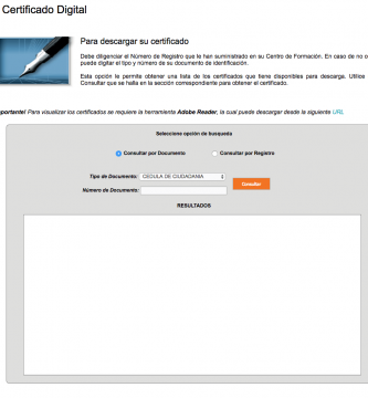certificado de estudio sena